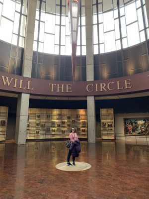 Touring the Country Music Hall of Fame. 