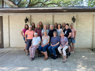 The women is Elizabeth's family meet every 2 years for a reunion. Here we are enjoying San Antonio.