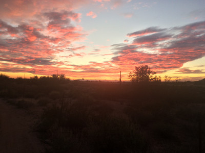 Stunning Arizona sunset.
