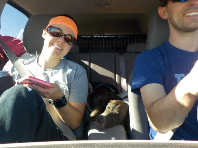 Our road tripping partners. They just want to be close to us.
