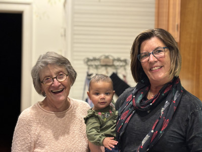 Great grandmother and grandmother in Virginia