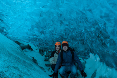 Ice caving in Iceland (2014)