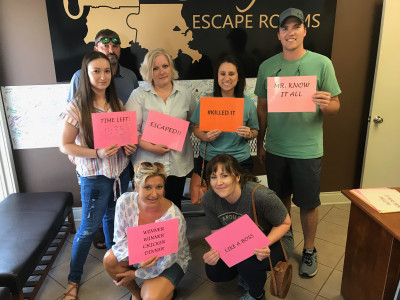 Escape room with the family 