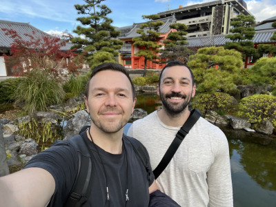 We love to travel!  This was on one of our trips to Japan.  We can't wait to take our child to see amazing places like this.