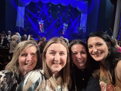 Symphony of Dance Tour with Tyler's mom, sister, and sister-in-law!