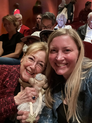 Me and my mom at the Nutcracker Ballet