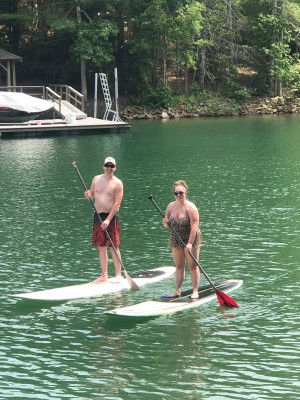 We always find time to paddleboard!
