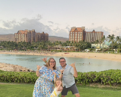 Family in Hawaii