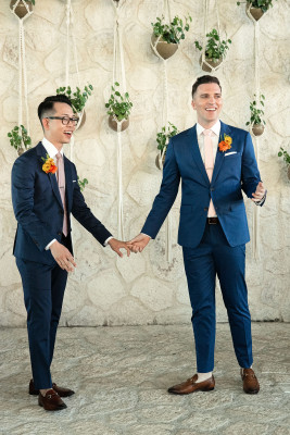 Our Wedding Day! (Brandon's on the left, Jason's on the right)