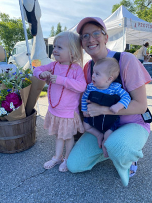 Our sister-in-law, Ashley with her daughters Chelsea and Ellie