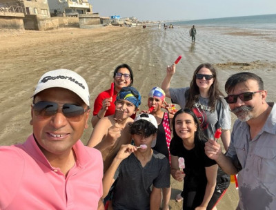 Liza’s cousins, nieces and nephews enjoying a day at the beach with ice-cream. One fun fact about Liza is that she loves to take pictures and capture moments of love and joy.