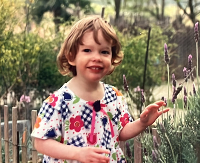 Sophia as a child