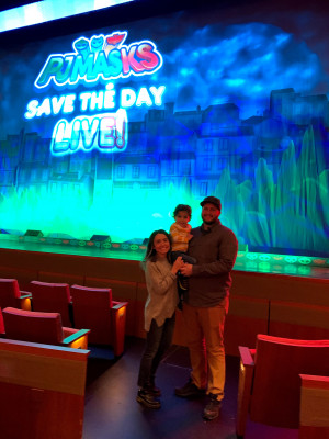 As gifts we like to have an experience together and make memories. This was when we took our son to see PJ Masks Live for his birthday. 