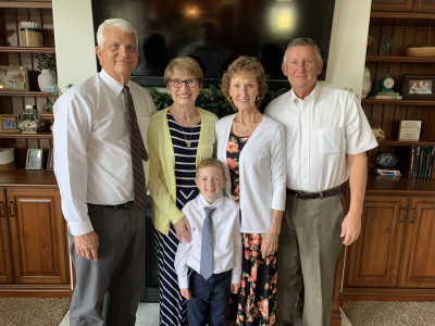 We are blessed with amazing parents! Here are Luke's (left) and Lynnece's (right) parents on Lachlan's baptismal day. We're so glad our kids have great relationships with their grandparents.