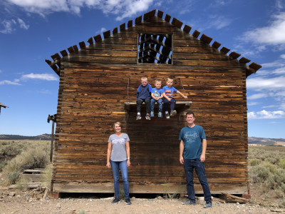 One of our favorite places to visit is Widtsoe, Utah where Lynnece's parents have a cabin. No, this isn't the cabin! But there are cool pioneer homes like this scattered in the area that we like to explore.