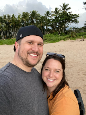 Our first night in Maui and we had to check out the beach!
