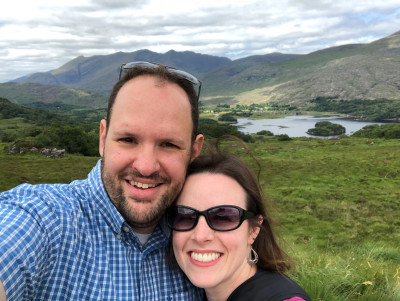 We got engaged in Killarney, Ireland