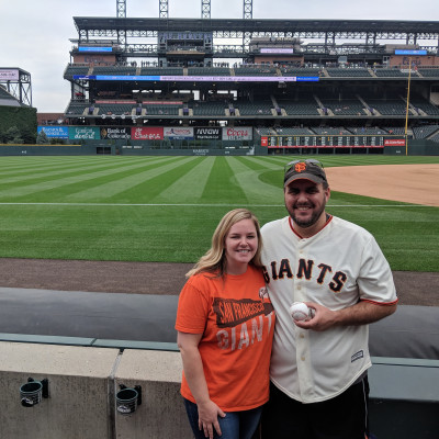 Favorite Summer Activity: We love going to baseball games every summer.  It's nice that the Rockies are close, but Jeff's heart will always beat for the SF Giants.
