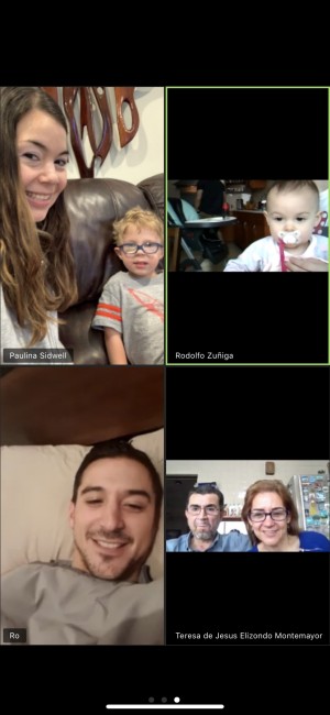 Using Zoom to connect with family