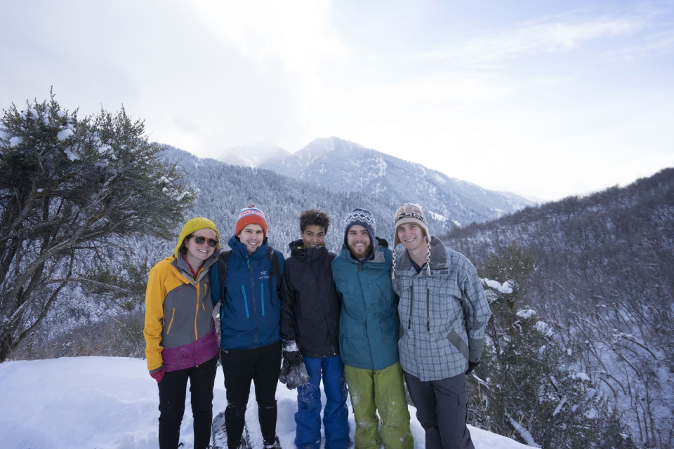 Snowshoeing in the Rocky Mountains with our family
