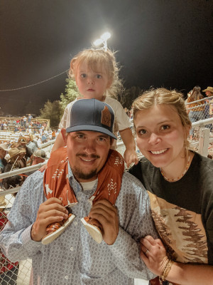 Family night at the rodeo
