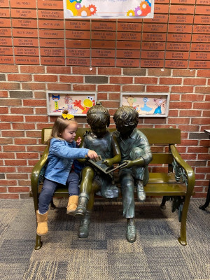 We live next to some of the top rated libraries in the nation, and whenever we find ourselves with a free morning you can easily find Natalie and Rachel there. We love reading, learning and meeting new friends at story time.