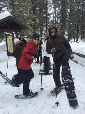 Downhill skiing is one of our favorite winter activities. We tried cross country skiing and snowshoeing in Bryce Canyon and loved them too!